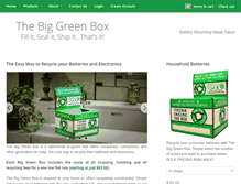 Tablet Screenshot of biggreenbox.com